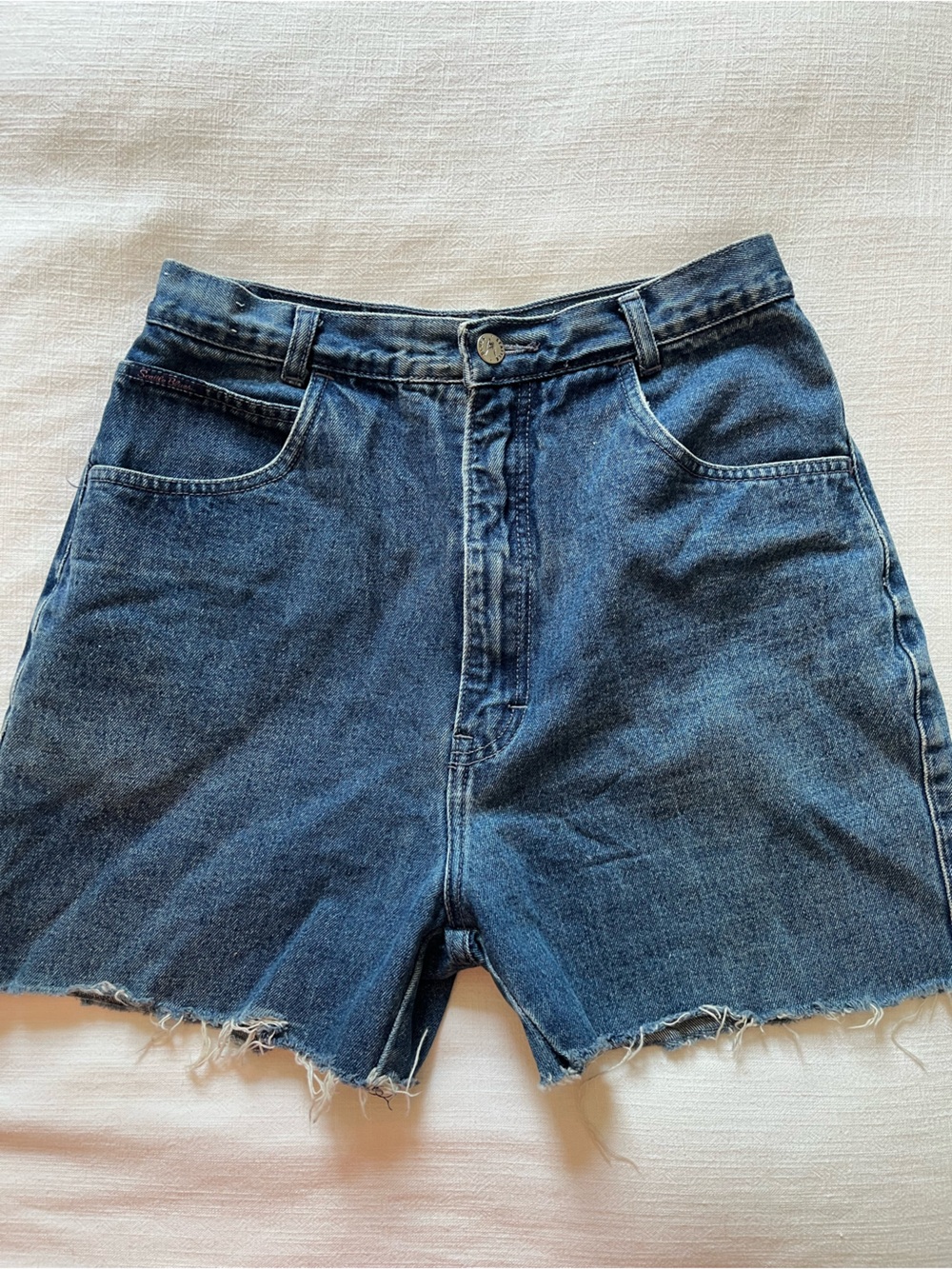 Seattle Blues Vintage High-waisted Denim Shorts